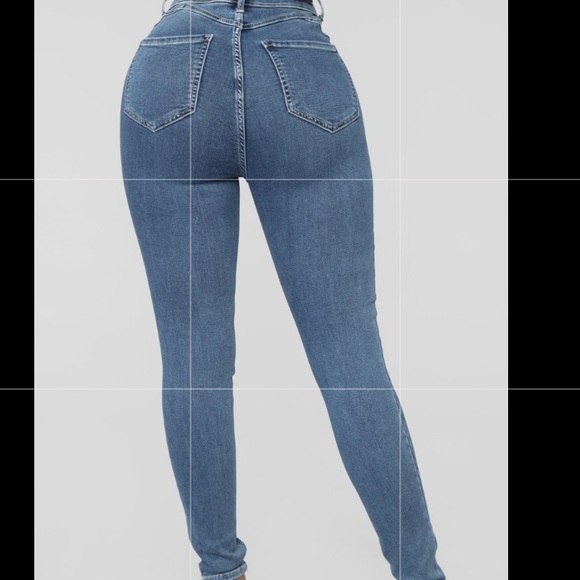 Hustlin’ Hard High Rise Skinnies-Medium Blue Wash - Picture 3 of 5